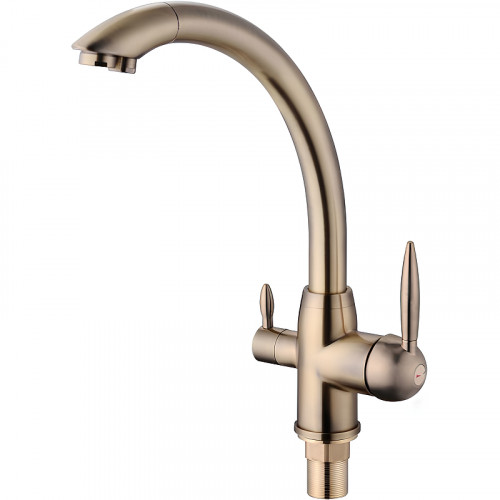 Смеситель для кухни Viko V-5234 Бронза латунь