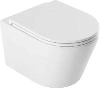 Унитаз Aquanet Glide 3.0 W Tornado 369386 подвесной цвет Белый с сиденьем Микролифт