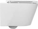 Унитаз Aquanet Glide 3.0 W Tornado 369386 подвесной цвет Белый с сиденьем Микролифт