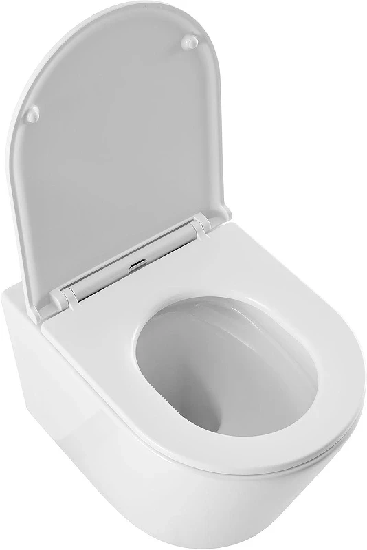 Унитаз Aquanet Glide 3.0 W Tornado 369386 подвесной цвет Белый с сиденьем Микролифт