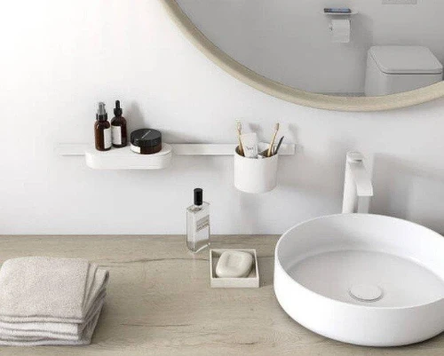 Стакан для зубных щеток Hansgrohe WallStoris 27921700 цвет белый матовый
