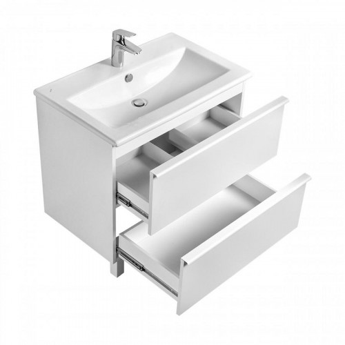 Тумба под раковину Aquaton Хюгге 75 1A282301HG2B0 цвет Белый матовый