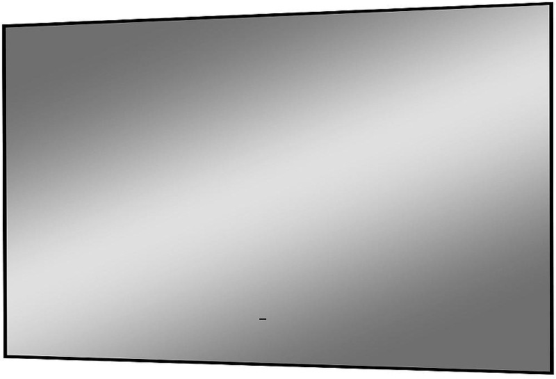 Зеркало DIWO Элиста 120 ЗЛП1737 с подсветкой цвет Черный с бесконтактным выключателем