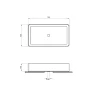 Раковина накладная Lavinia Boho Bathroom Sink 75 33311096 цвет Белый глянцевый