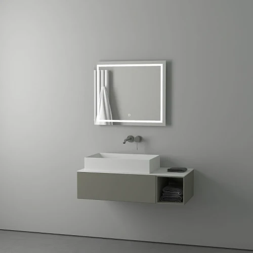Зеркало Evoform Ledline 60x70 BY 2434 с подсветкой 22 W - сенсорный выключатель стекло