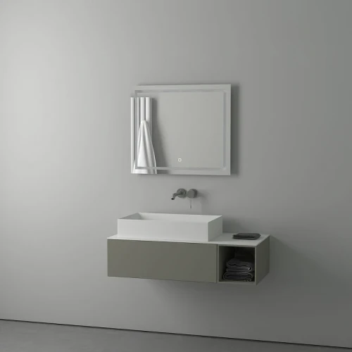 Зеркало Evoform Ledline 60x70 BY 2434 с подсветкой 22 W - сенсорный выключатель стекло