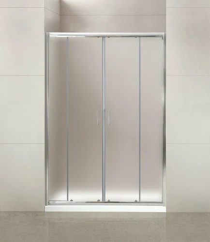 Душевая дверь BelBagno Uno 180 UNO-195-BF-2-180-P-Cr профиль Хром стекло рифленое