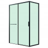 Душевой уголок Grossman Style 110x100 120.K33.05.1110.21.00 профиль Черный матовый стекло прозрачное