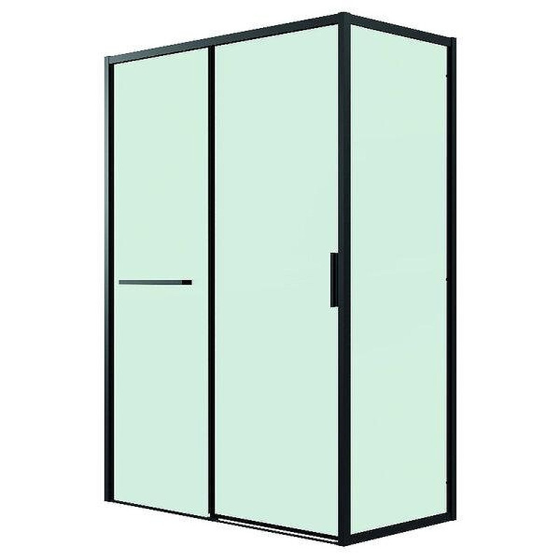 Душевой уголок Grossman Style 110x100 120.K33.05.1110.21.00 профиль Черный матовый стекло прозрачное