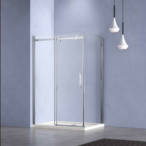 Душевой уголок Vincea Como-N 120x90 VSR-4CN9012CL профиль Хром стекло прозрачное