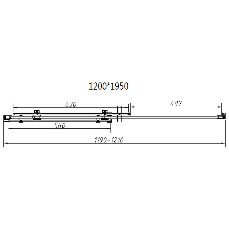 Душевой уголок Vincea Como-N 120x90 VSR-4CN9012CL профиль Хром стекло прозрачное