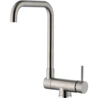 Смеситель для кухни ZorG Steel Hammer SH 5197 INOX Нержавеющая сталь нержавеющая сталь на столешницу