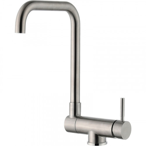 Смеситель для кухни ZorG Steel Hammer SH 5197 INOX Нержавеющая сталь нержавеющая сталь на столешницу