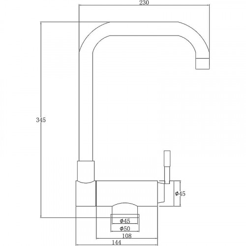 Смеситель для кухни ZorG Steel Hammer SH 5197 INOX Нержавеющая сталь нержавеющая сталь на столешницу