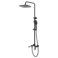 Душевая система Azario Alanti AZ-K2332-1B цвет Черный матовый
