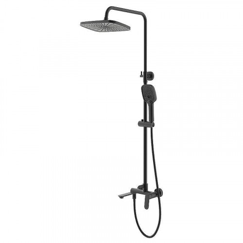 Душевая система Azario Alanti AZ-K2332-1B цвет Черный матовый