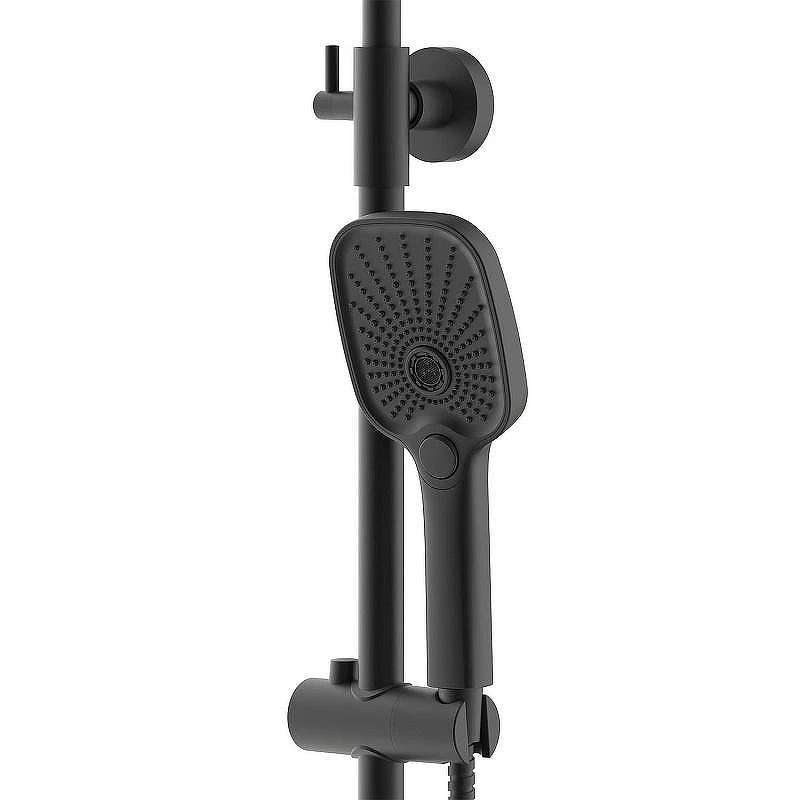 Душевая система Azario Alanti AZ-K2332-1B цвет Черный матовый