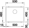 Кухонная мойка Blanco Subline 500-U 523436 Белая искусственный камень (литьевой мрамор) встраиваемый