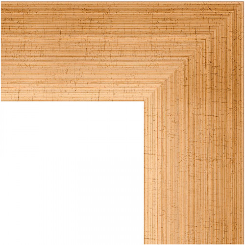 Зеркало Evoform Exclusive-G 74х56 BY 4517 с гравировкой в багетной раме - Травленое золото 87 мм стекло