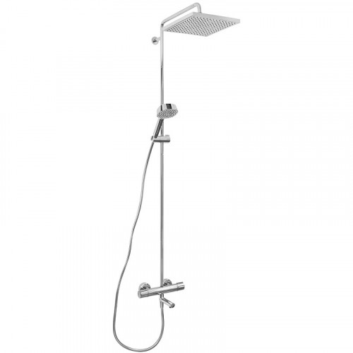 Душевая система Jacob Delafon Atom E26238-CP с термостатом Хром латунь на стену