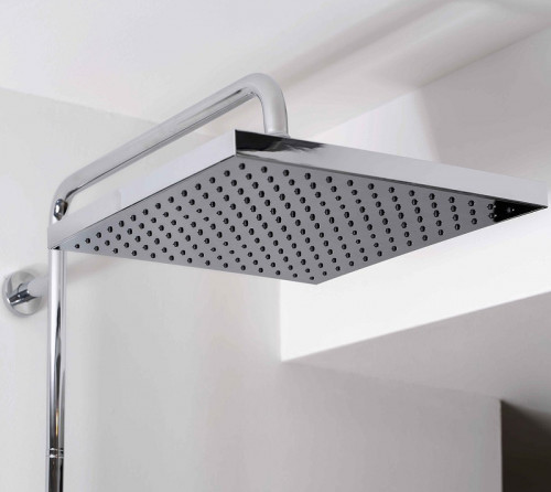 Душевая система Jacob Delafon Atom E26238-CP с термостатом Хром латунь на стену