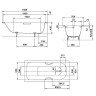 Стальная ванна Kaldewei Saniform Plus 362-1 160x70 111700013001 с покрытием Easy-clean