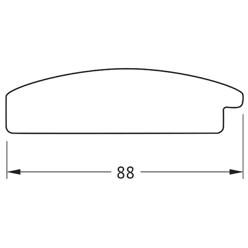 Зеркало Evoform Octagon 61x61 BY 7406 в багетной раме - Медная кольчуга 88 мм