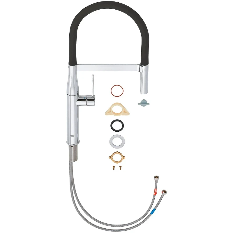 Смеситель для кухни Grohe Essence New 30294000 Хром Черный латунь