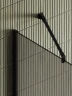 Душевая перегородка Maybah Glass MGD-734-6ш 890x1950 в широком профиле Черный стекло бронзовое матовое