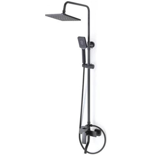 Душевая система Savol S-601108SH цвет Черный матовый