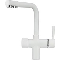 Смеситель для кухни Point PN3104W Белый Хром латунь