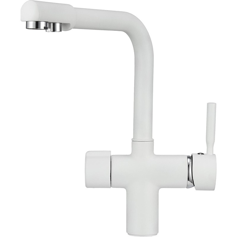 Смеситель для кухни Point PN3104W Белый Хром латунь