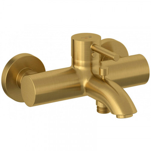 Смеситель для ванны Kludi Bozz 38691N076 Золото брашированное латунь на стену