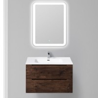 Тумба под раковину BelBagno Etna 80 ETNA-800-2C-SO-RW-P подвесная Rovere Moro МДФ / ЛДСП