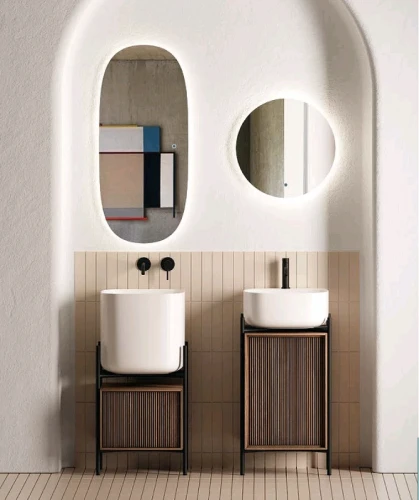 Тумба Scarabeo Laila 46 2719LSC цвет Noce canaletto cannettato