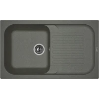 Кухонная мойка Florentina Арона-860 20.225.D0860.102 Черная искусственный камень (литьевой мрамор) встраиваемый