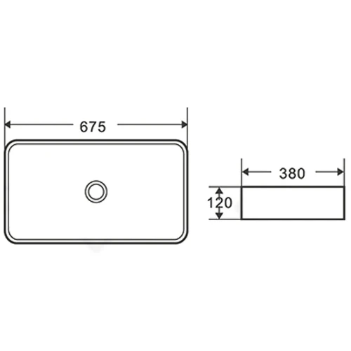 Раковина-чаша Point Омега 68 PN43904 Белая