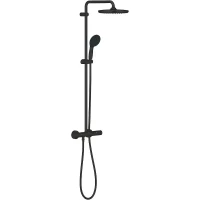 Душевая система Grohe Tempesta System 266702431 с термостатом цвет Черный матовый