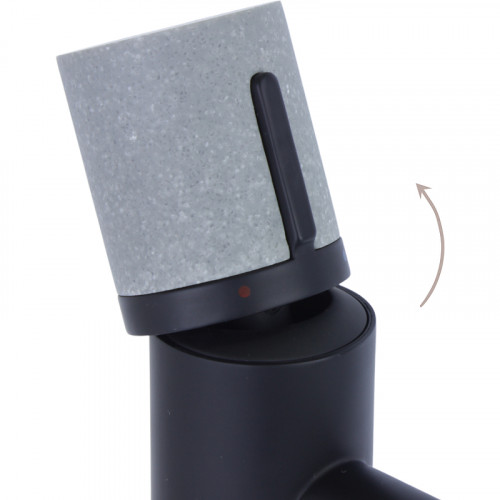 Смеситель для раковины Bronze de Luxe Focus 24601BG Черный матовый латунь