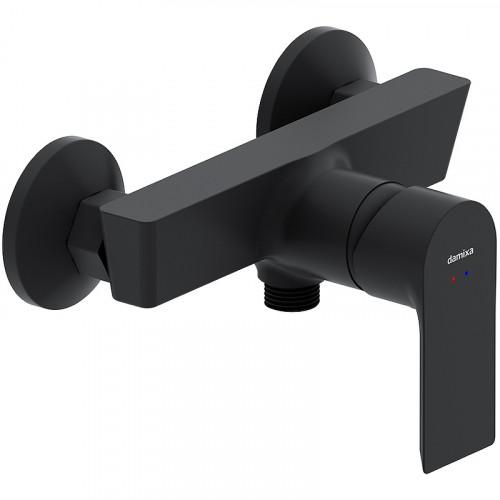 Смеситель для душа Damixa Apollo 472000300 Черный матовый латунь на стену
