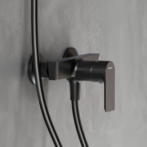Смеситель для душа Damixa Apollo 472000300 Черный матовый латунь на стену