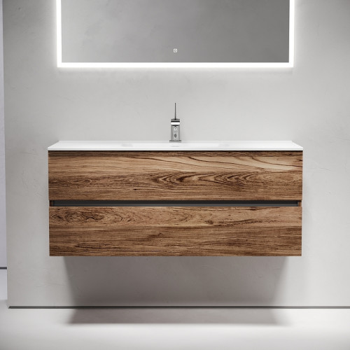 Тумба под раковину Sancos Urban 120 UR120-1ECH подвесная Дуб чарльстон МДФ / ЛДСП