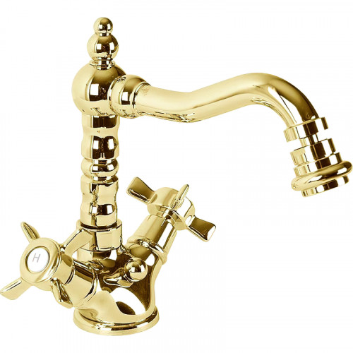 Смеситель для биде Cezares Lord-BS2-03/24 Золото 24 карат латунь