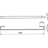 Полотенцедержатель Ideal Standard Moments N1141AA Хром