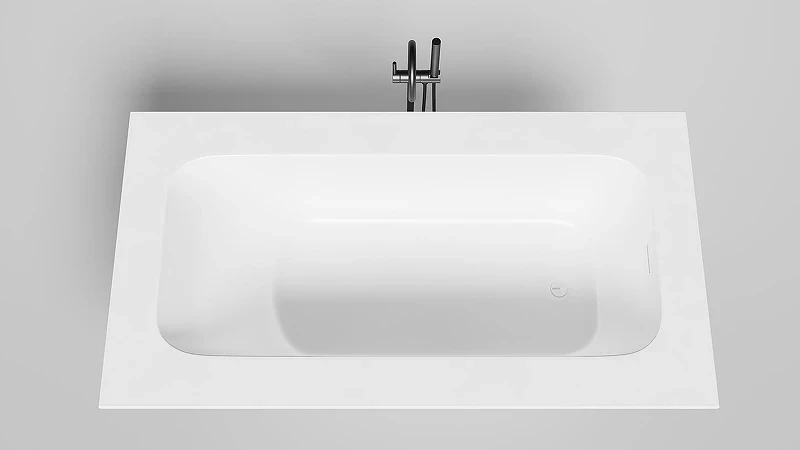 Ванна из искусственного камня Salini Orlanda Kit Plus 190х100 102124M Белая матовая