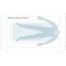 Ванна из искусственного камня Salini Orlanda Kit Plus 190х100 102124M Белая матовая