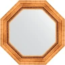 Зеркало Evoform Octagon 61х61 BY 7340 в багетной раме - Римское золото 88 мм стекло