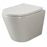 Унитаз Ceramicanova Highlight Rimless CN1804 подвесной с сиденьем Микролифт фарфор подвесной