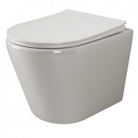 Унитаз Ceramicanova Highlight Rimless CN1804 подвесной с сиденьем Микролифт фарфор подвесной