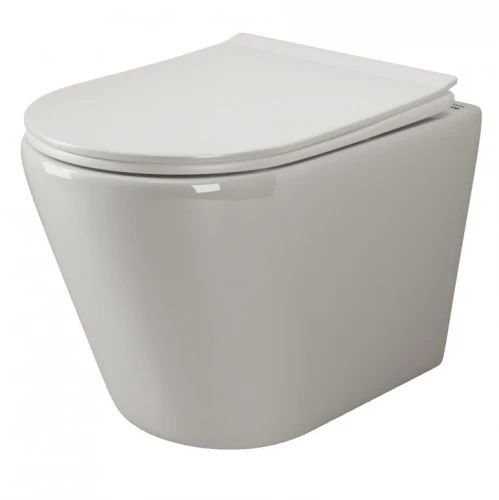Унитаз Ceramicanova Highlight Rimless CN1804 подвесной с сиденьем Микролифт фарфор подвесной